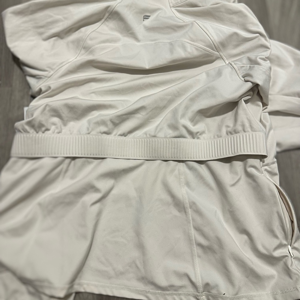 Fabletics Trinity Performance Jacket Cream Sz Sma… - image 4